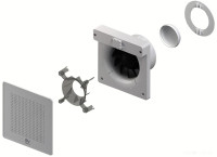 Вытяжная вентиляция Vortice ME 100/4" LL T (черный металлик)