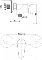 Смеситель Cersanit Cersania 63032