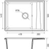 Кухонная мойка GranFest GF-LV-660L (терракот)