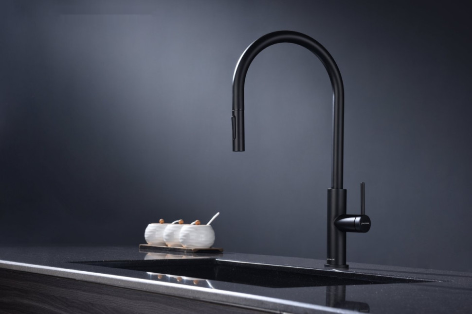 Смеситель Paulmark Senso Se215180-AN (черный/антрацит)