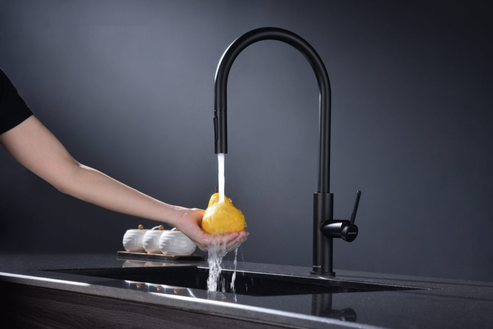 Смеситель Paulmark Senso Se215180-AN (черный/антрацит)