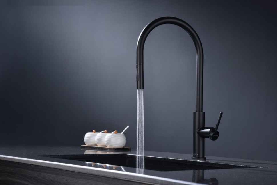 Смеситель Paulmark Senso Se215180-AN (черный/антрацит)