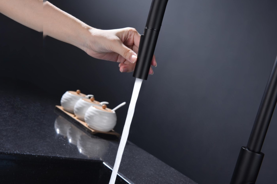 Смеситель Paulmark Senso Se215180-AN (черный/антрацит)