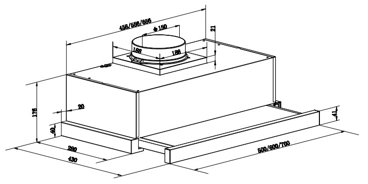 Вытяжка Maunfeld VS Fast Glass 60 бежевый