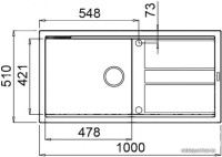 Кухонная мойка Elleci Best 480 G62 Bianco Antico