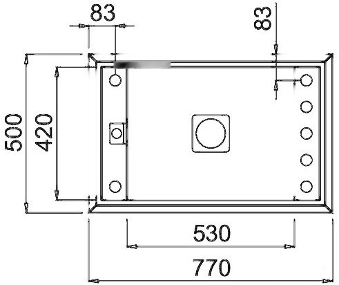 Кухонная мойка Elleci Value 130 White 96