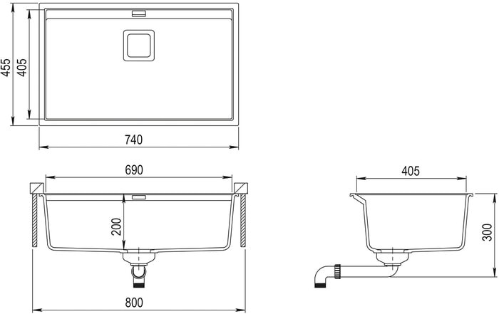 Кухонная мойка AquaSanita Delicia SQD101AW (silica 111)