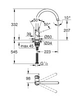Смеситель Grohe BauClassic 31234001