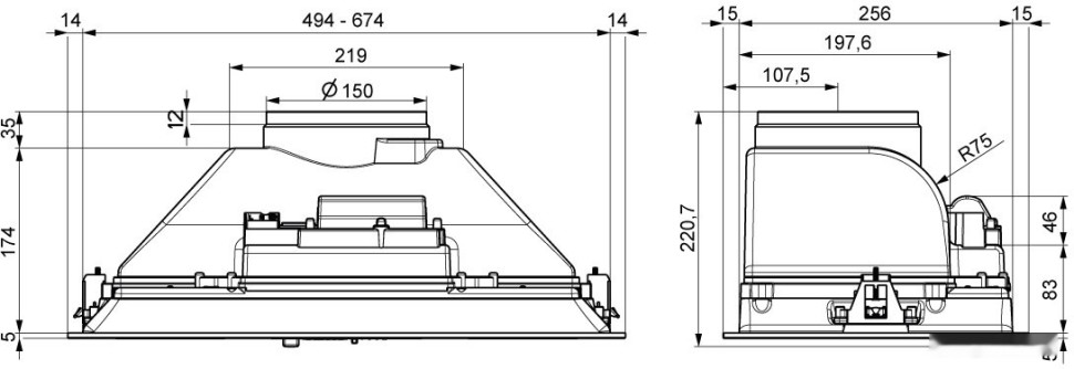 Вытяжка Elikor Breeze 52Н-450-П3Д (нержавеющая сталь)