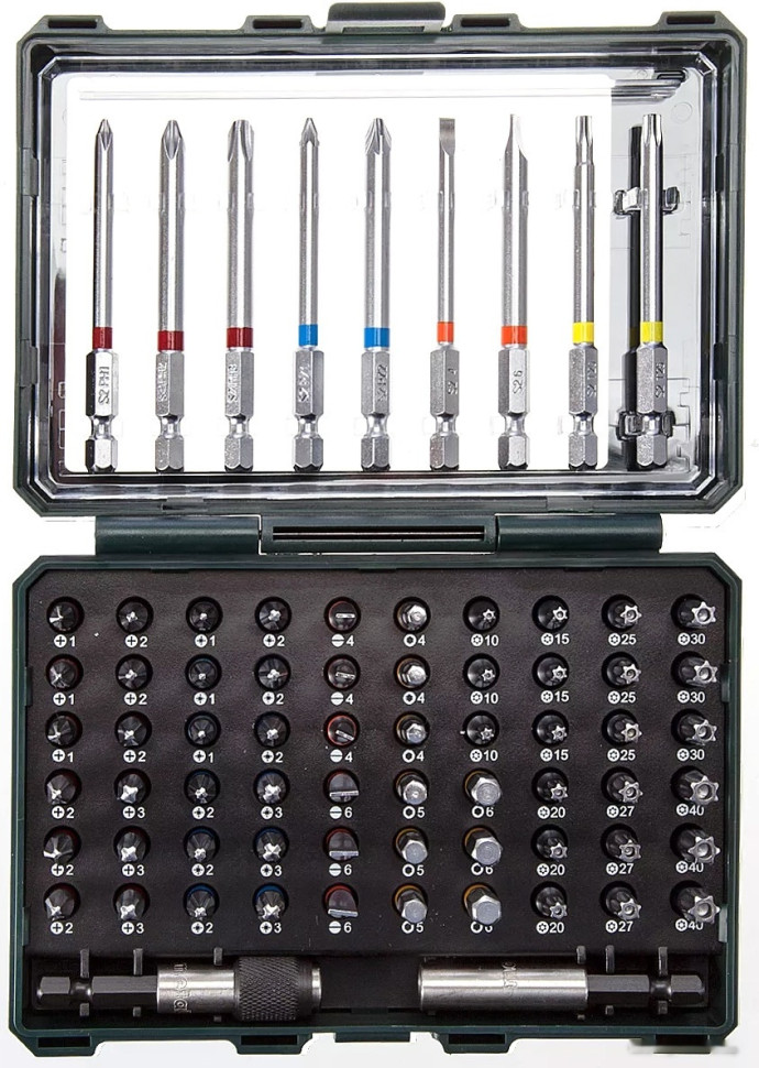 Набор бит Metabo 626704000 (71 предмет)