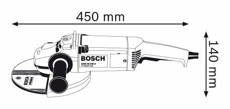 Угловая шлифмашина Bosch GWS 20-230 H Professional