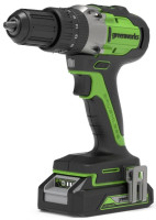 Ударная дрель-шуруповерт Greenworks GD24DD60 24V (3704107)