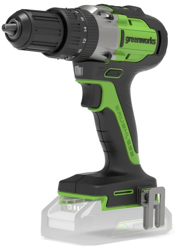 Ударная дрель-шуруповерт Greenworks GD24DD60 24V (3704107)