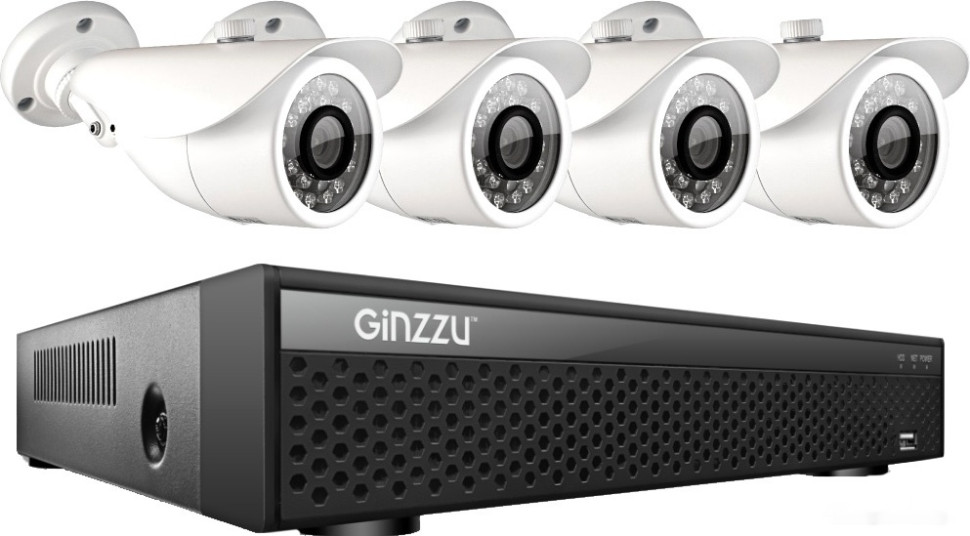 Видеорегистратор наблюдения Ginzzu HK-448D