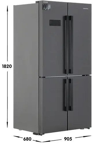 Многодверный холодильник Grundig GQN20130LXBR