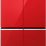 Четырёхдверный холодильник CENTEK CT-1745 Red
