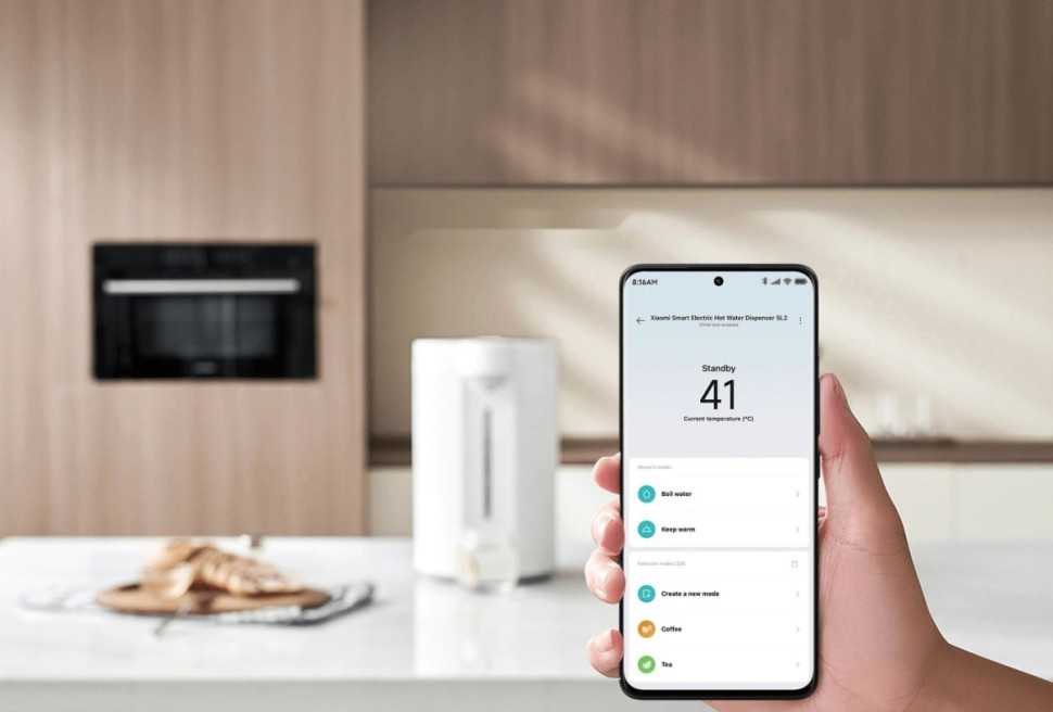 Электрический чайник Xiaomi Smart Electric Hot Water Dispenser 5L MEK01-EU (евровилка)
