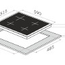 Варочная панель Maunfeld EEHS 64.3CS/KG