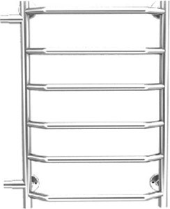 Полотенцесушитель Ростела Трапеция боковое подключение 1" 8 перекладин 80 см