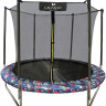 Батут Calviano Smile 252 см-8FT INSIDE с внутренней сеткой складной