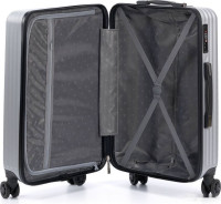 Чемодан-спиннер Torber T1919M 67 см (серебристый)