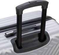 Чемодан-спиннер Torber T1919M 67 см (серебристый)