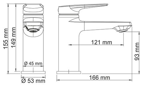 Смеситель Wasserkraft Lopau 3203