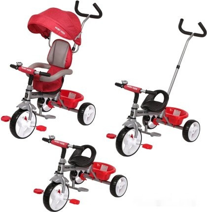 Детский велосипед Moby Kids Blitz 10x8 EVA (красный)