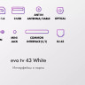Телевизор Evo TV 43 White TD0051750RU