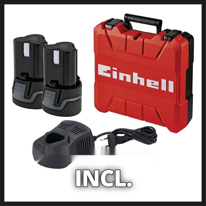 Дрель-шуруповерт Einhell TE-CD 12 Li 4513619 (с 2-мя АКБ, кейс)