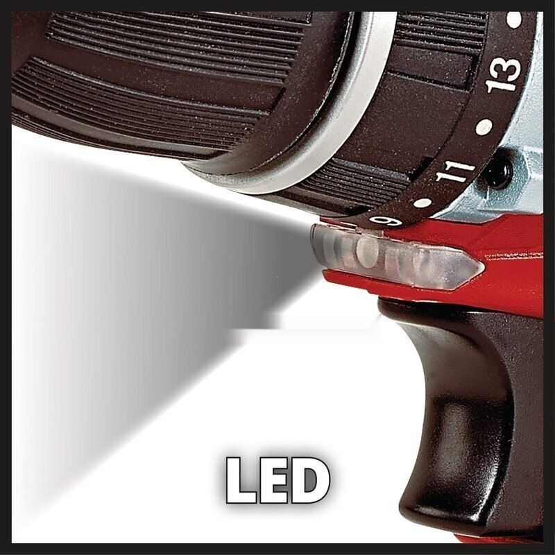 Дрель-шуруповерт Einhell TE-CD 12 Li 4513619 (с 2-мя АКБ, кейс)