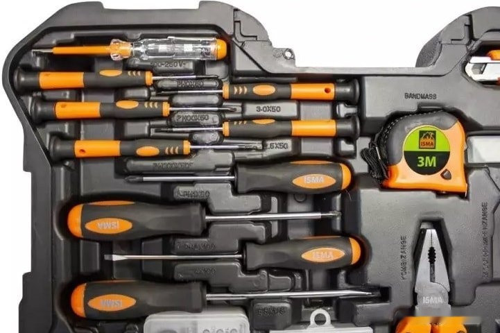Набор домашнего мастера ISMA 53034 (303 предмета)