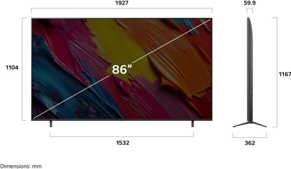 Телевизор LG QNED AI QNED70 86QNED70A6A