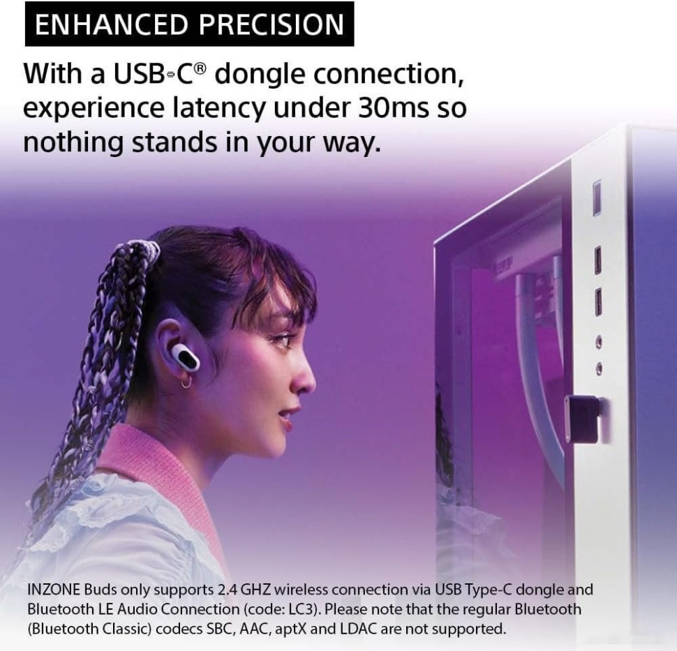 Наушники Sony Inzone Buds (белый)