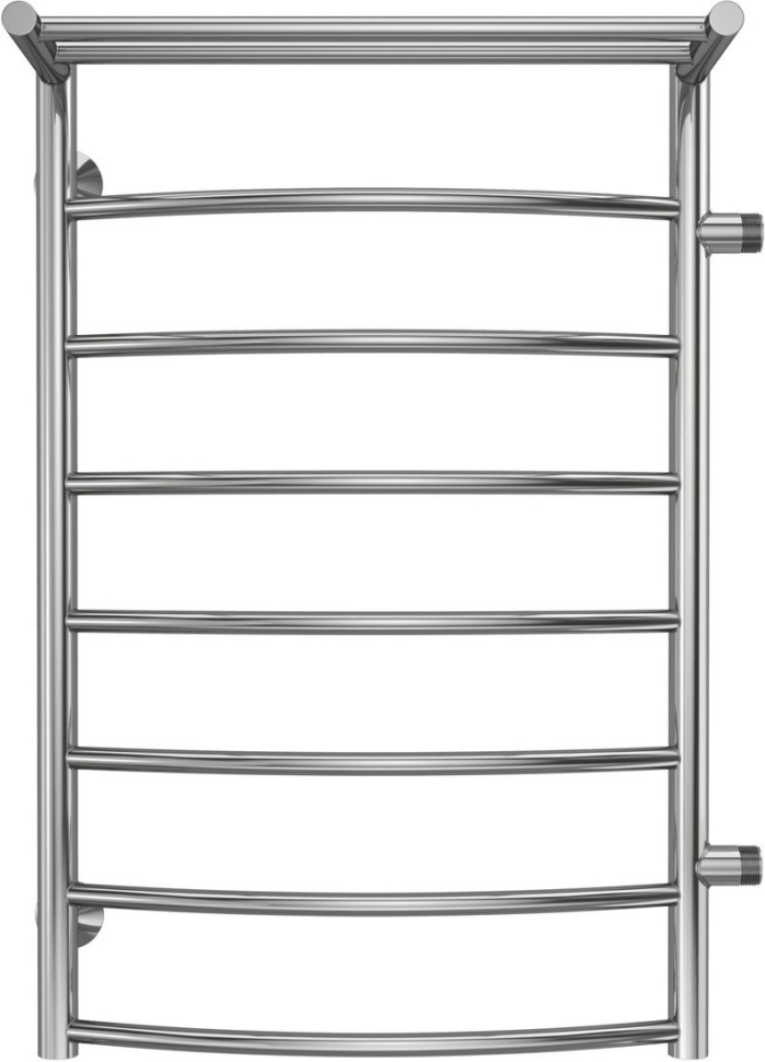 Полотенцесушитель Terminus Классик П8 500x800 с полкой (боковое подключение 50, хром)