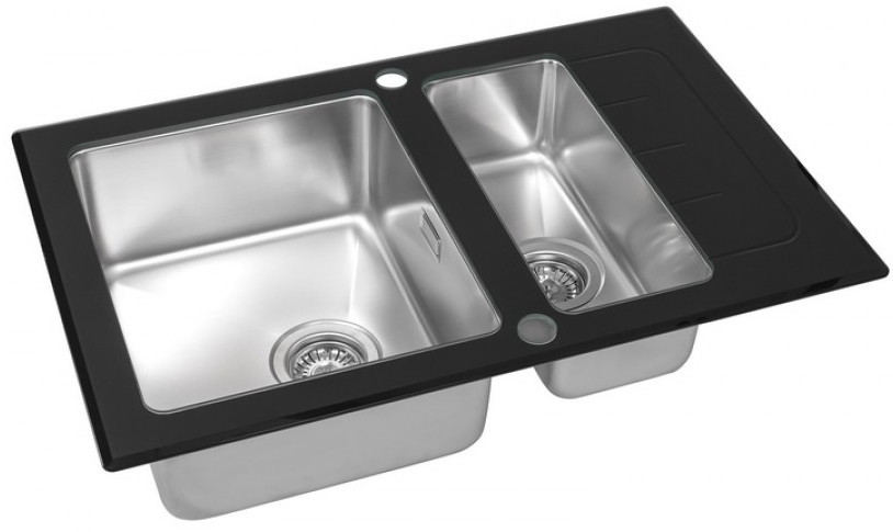Кухонная мойка Zorg GS 7850-2 (черный)