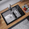 Кухонная мойка Zorg GS 7850-2 (черный)