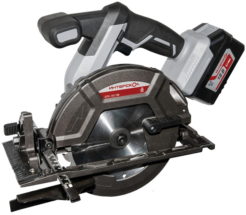 Дисковая пила Интерскол ДПА-165/18В