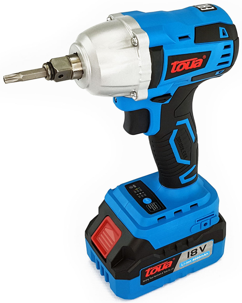 Гайковерт Toua DBLW180B-1 (с 1-м АКБ, кейс)
