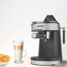Рожковая бойлерная кофеварка Vitek VT-1524 (черный/серебристый)