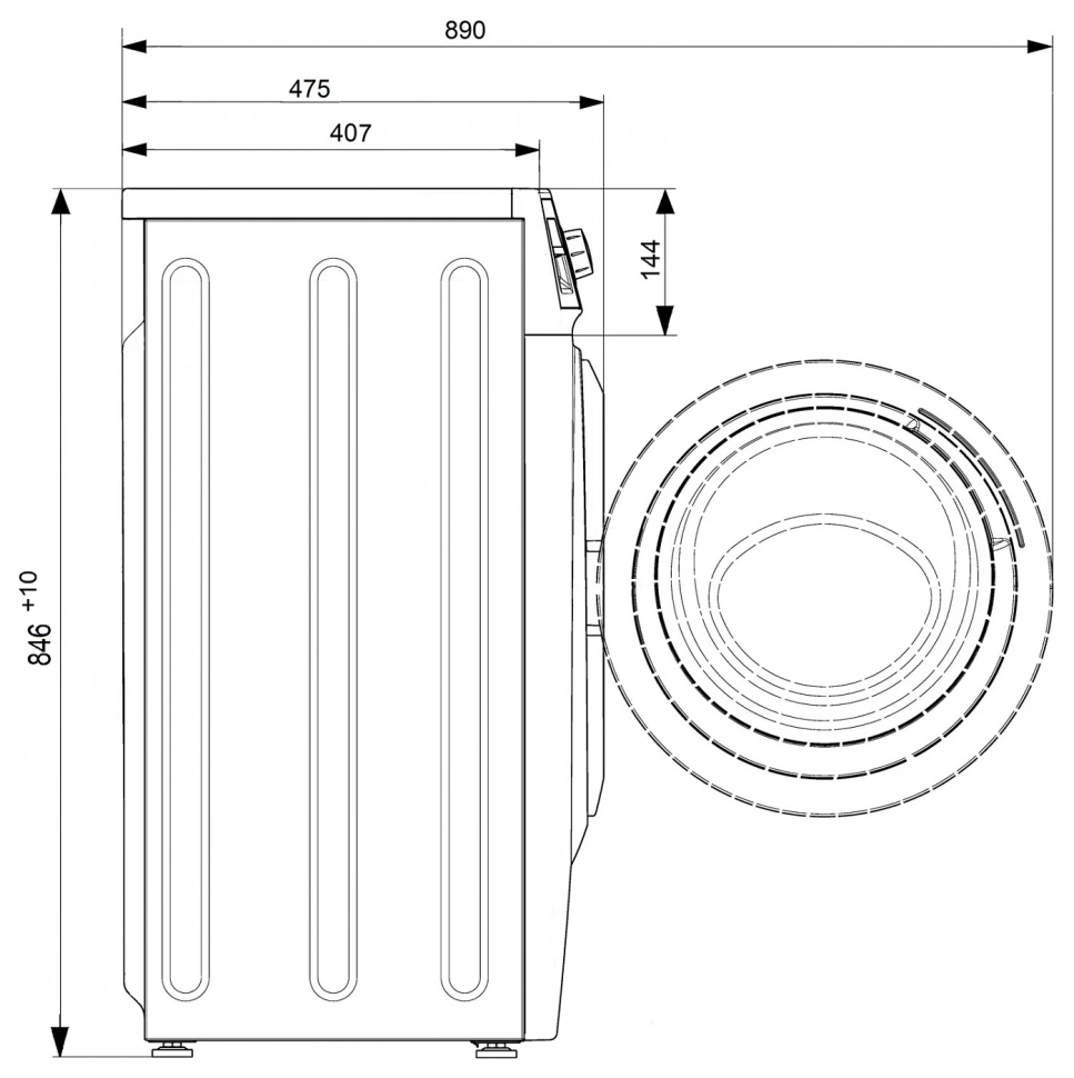 Стиральная машина ATLANT СМА 70У1010-00