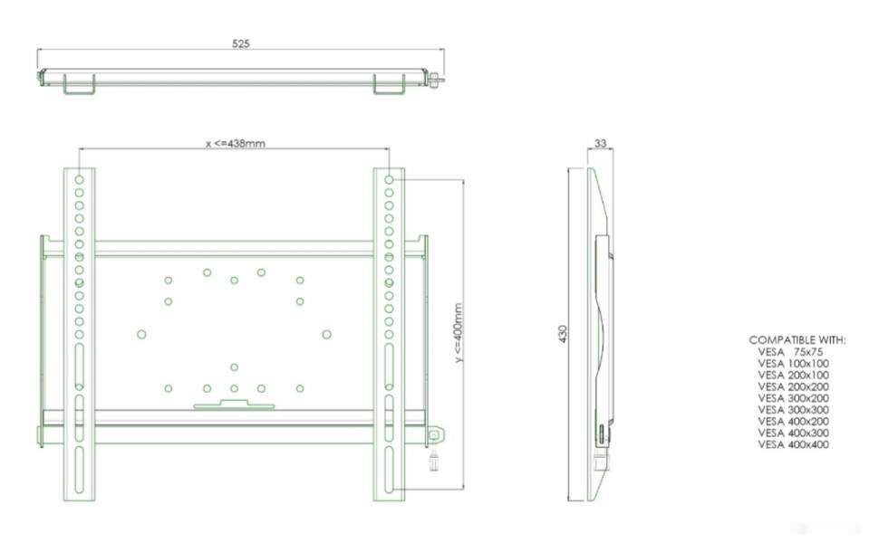 Кронштейн IIYAMA MD 052B1000