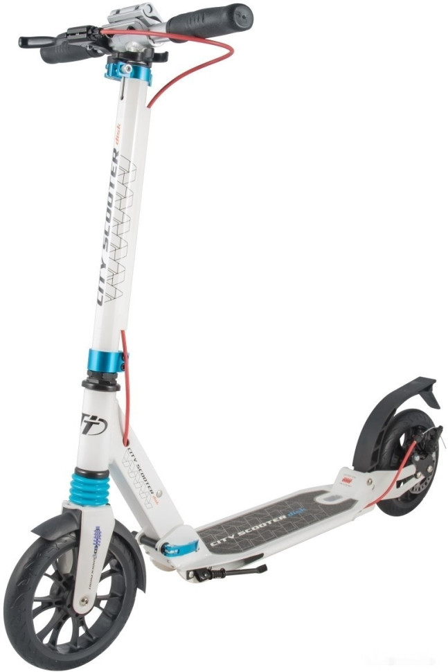 Самокат Techteam City Scooter Disk Brake 2019 (белый)