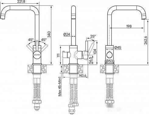 Смеситель Paulmark Logas Lo213021-CR (хром)