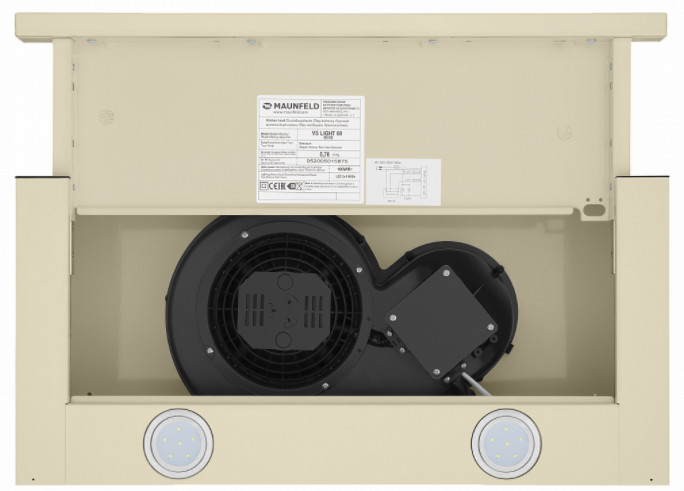 Вытяжка Maunfeld VS Light 60 бежевый
