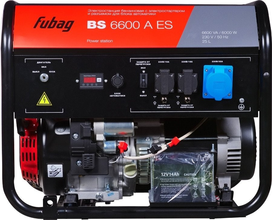 Генератор FUBAG BS 6600 A ES 646281