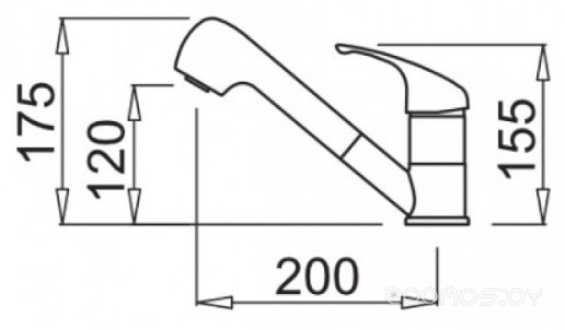 Смеситель Elleci Venere Bianco Titano G68