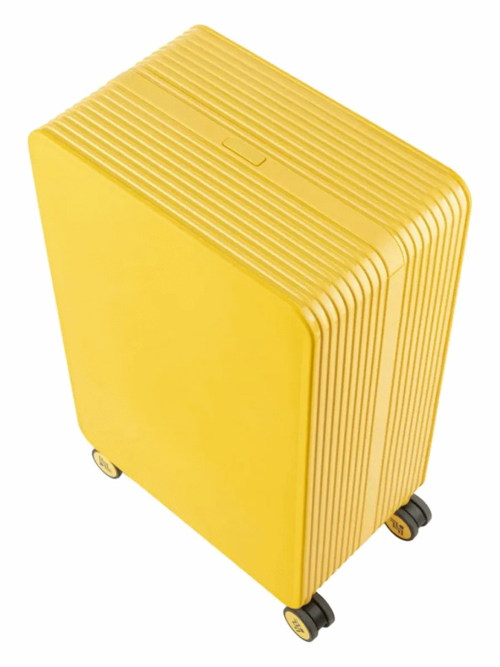 Чемодан DoubleW 005# (M, желтый)