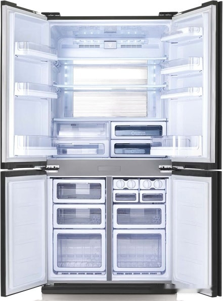 Четырёхдверный холодильник Sharp SJGX98PBK