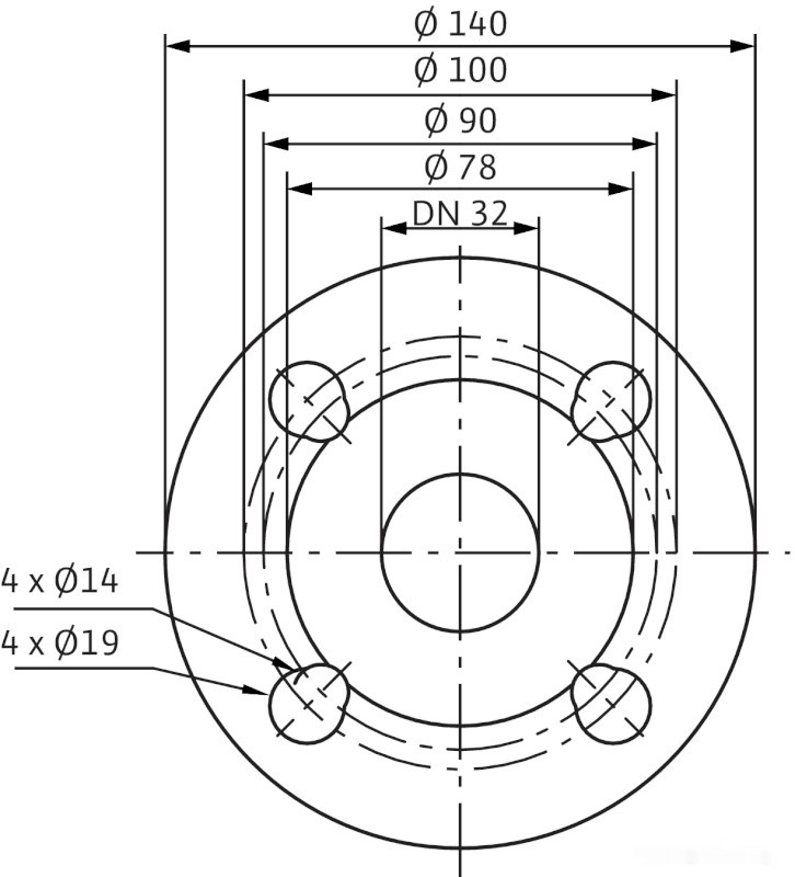 Циркуляционный насос Wilo TOP-SD 32/7 (3~400/230 V, PN 6/10)
